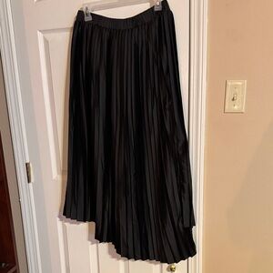 First Love Elegant Black Asymmetrical Skirt